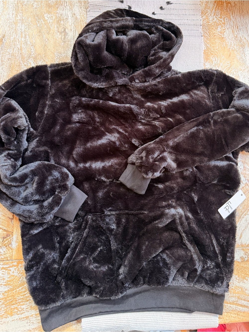 Plush Hoodie Sweater